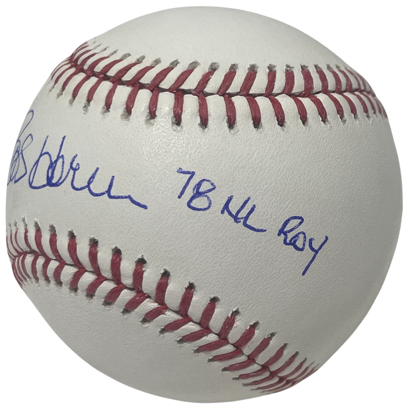 Bob Horner Signed ROMLB Baseball w/ 78 NL ROY Beckett Witness BAS COA