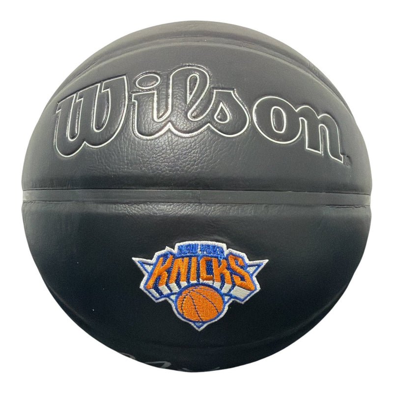Nate Robinson Signed Knicks Premier Black Basketball w/ 3x Dunk Champ JSA W COA