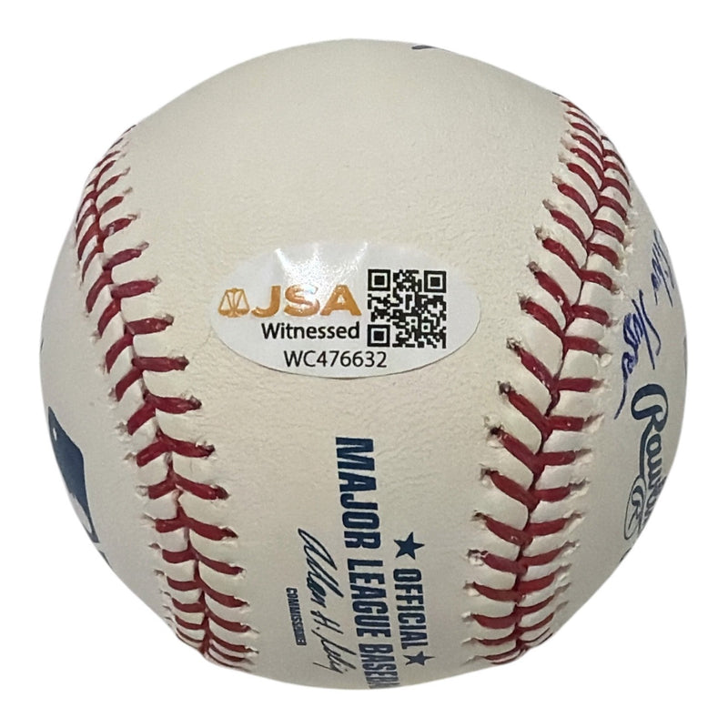 Doc Gooden Signed Autographed ROMLB Baseball w/ 8 Stat Insc JSA Witness COA