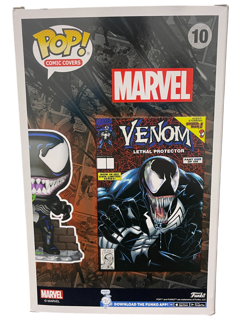 Tom Hardy Signed Venom Funko Pop Comic #10 w Sam De La Rosa Sketch BAS JSA COA C