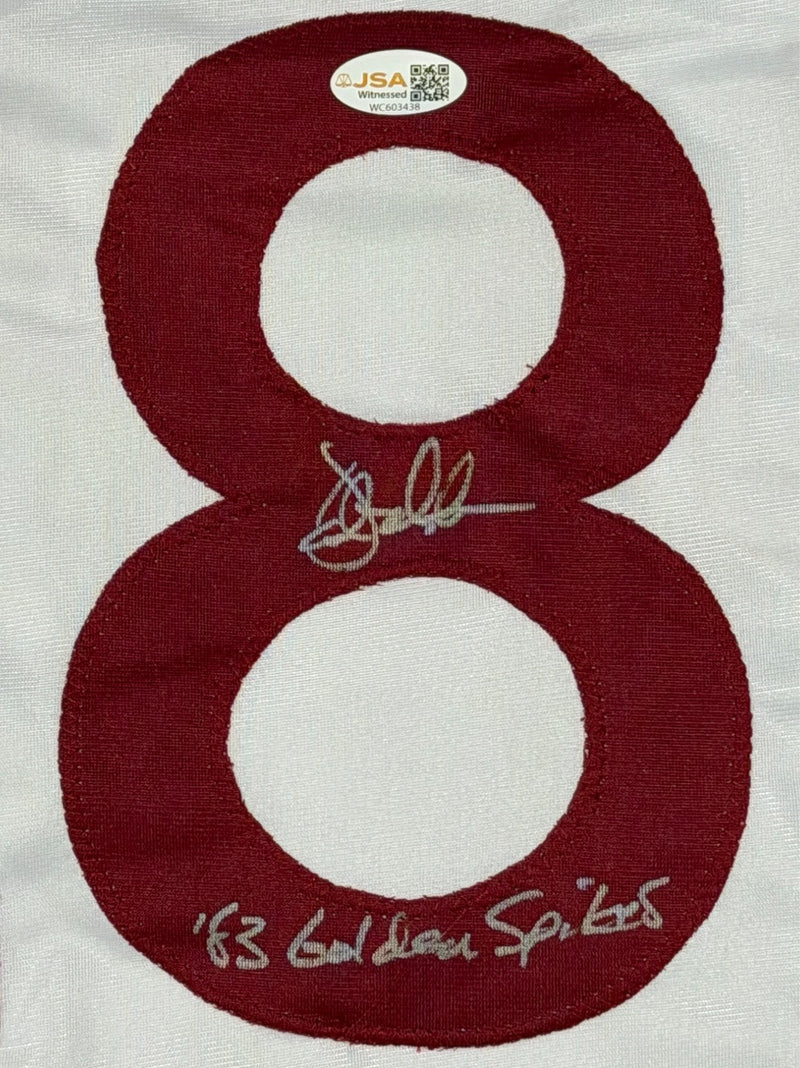 Dave Magadan Signed Alabama Custom Jersey w/ 83 Golden Spikes JSA Witness COA