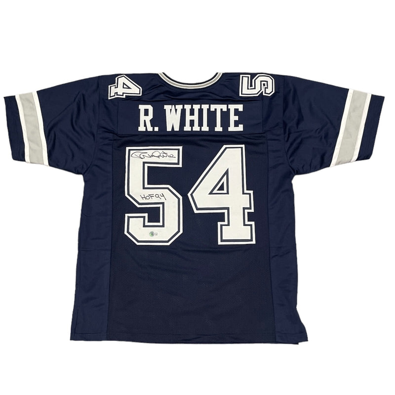 Randy White Signed Dallas Cowboys Custom Jersey w/ HOF 94 Beckett Wit BAS COA
