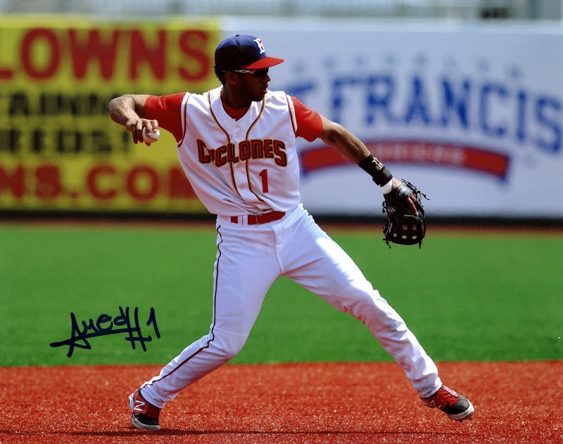 Amed Rosario Signed Autographed Brooklyn Cyclones 8x10 Photo LSCM COA Mets #3