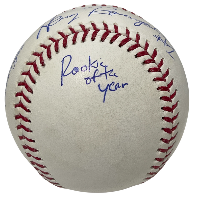 Thomas Ian Nicholas Signed ROMLB Baseball w 7 Names Ins Beckett Witness BAS COA