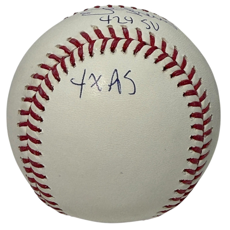 John Franco Signed Autographed ROMLB Baseball w/ 3 Insc JSA Witness COA