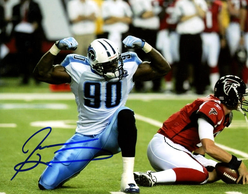 Jevon Kearse Signed Autographed Tennessee Titans 8x10 Photo LSCM COA