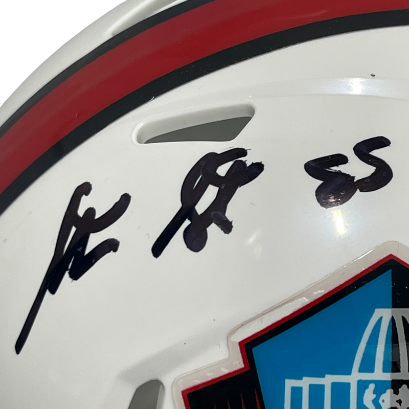 Antonio Gates Signed HOF Logo Mini Helmet Beckett Witness BAS COA Chargers
