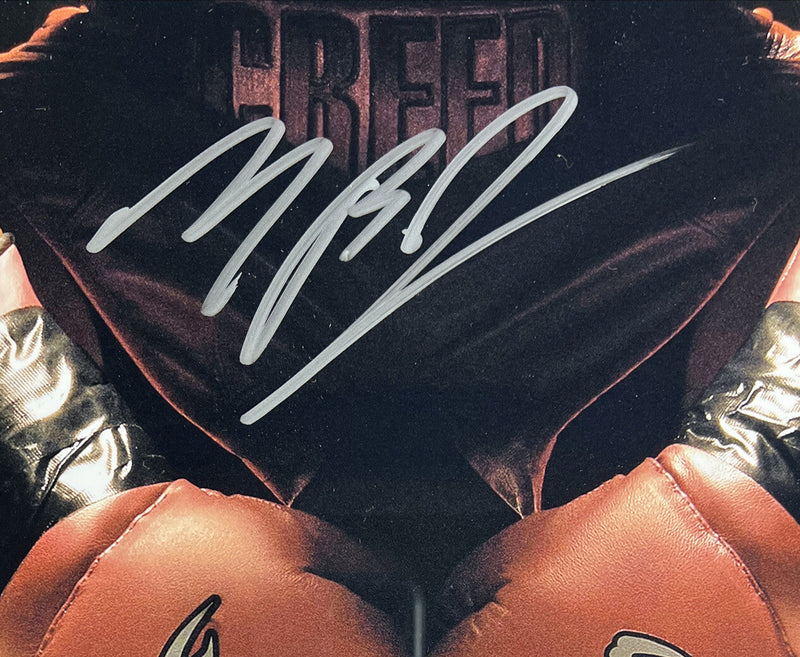 Michael B Jordan Signed Framed 16x20 Photo Creed Beckett Witness BAS COA B