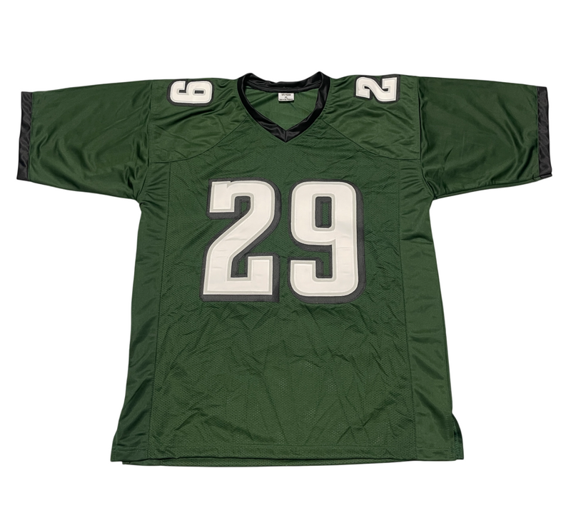 LeGarrette Blount Signed Eagles Custom Jersey Beckett Witness BAS COA