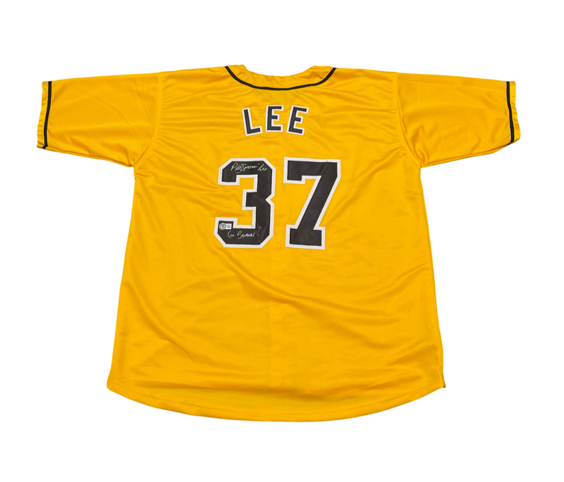Bill Lee Signed Savannah Bananas Custom Jersey w/ Go Bananas Beckett W BAS COA