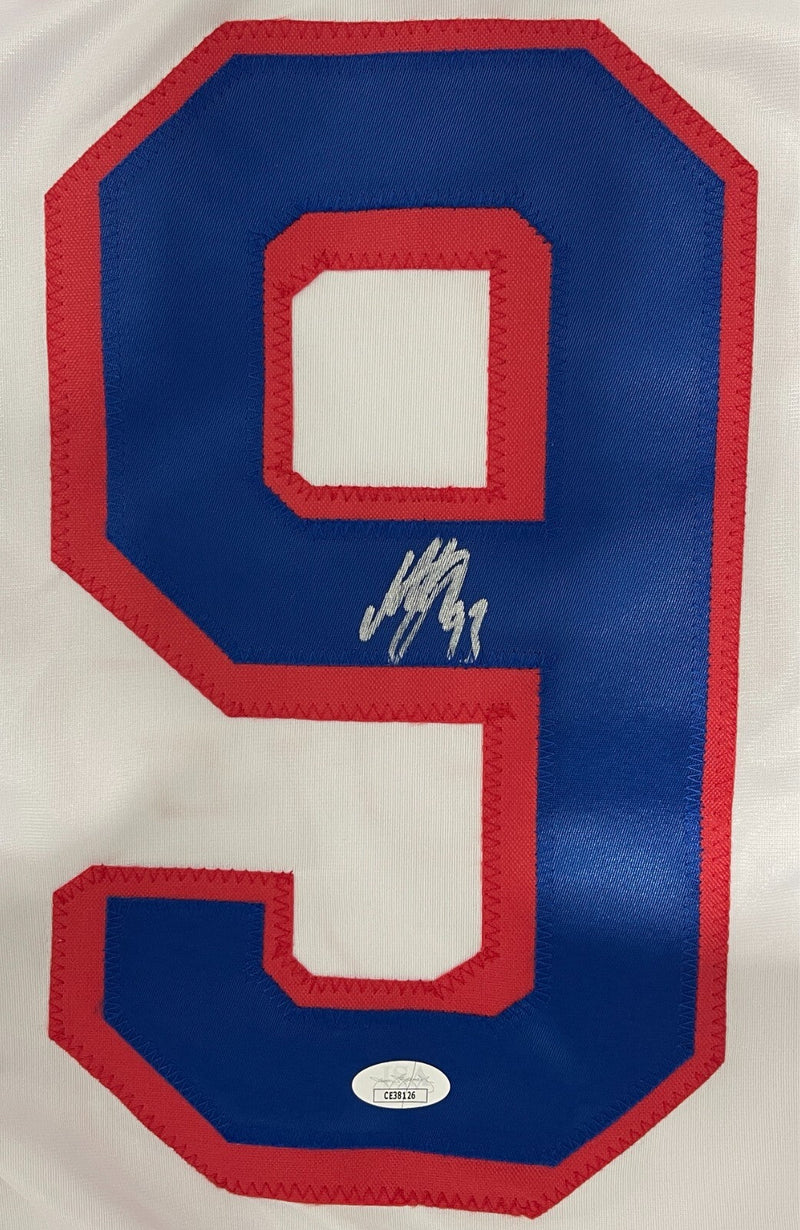 Mika Zibanejad Signed Autographed New York Rangers Custom Jersey JSA COA
