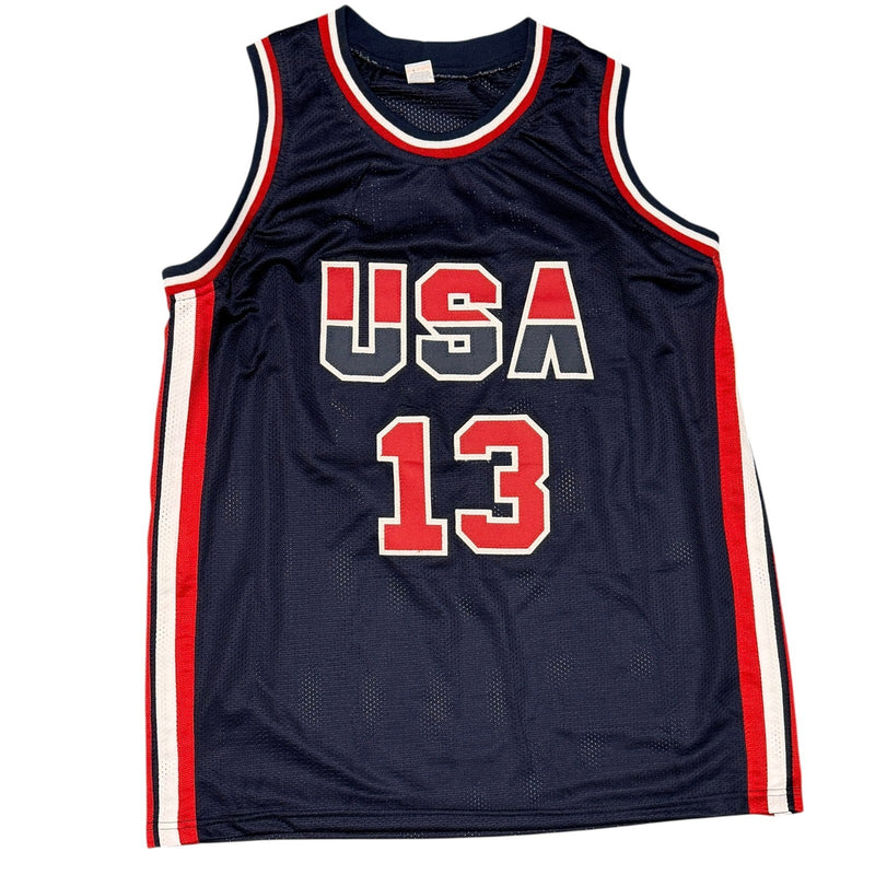 Chris Mullin Signed USA Basketball Custom Jersey Beckett Witness BAS COA