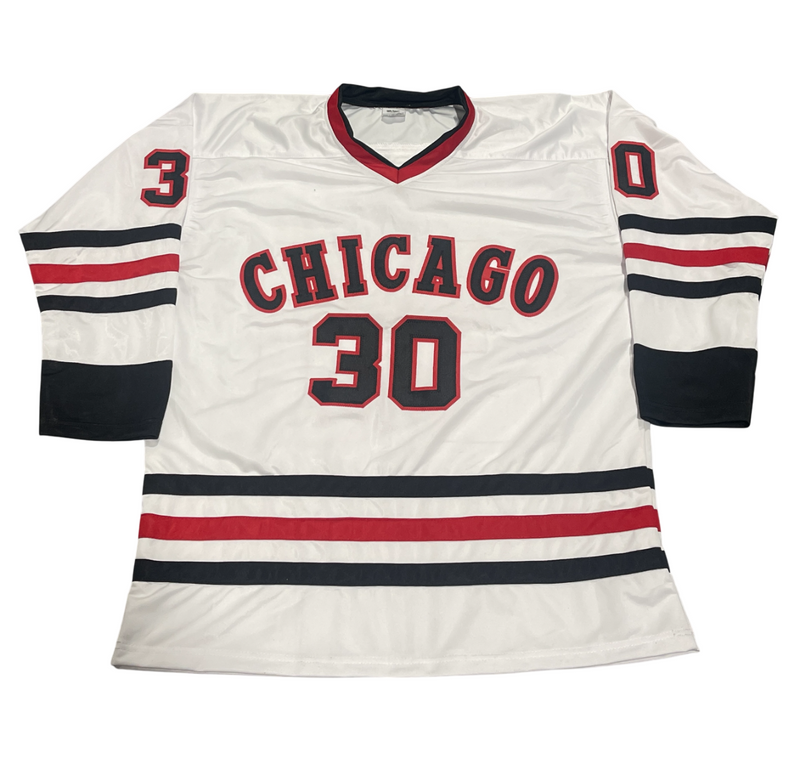Ed Belfour Signed Chicago Blackhawks Custom Jersey w/ HOF 2011 Beckett W BAS COA