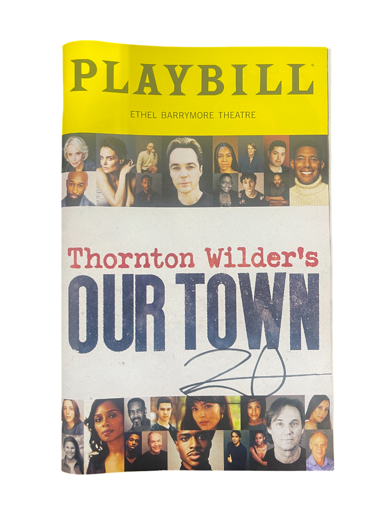 Zoey Deutch Signed Autographed Thornton Wilder's Our Town Playbill LSCM COA