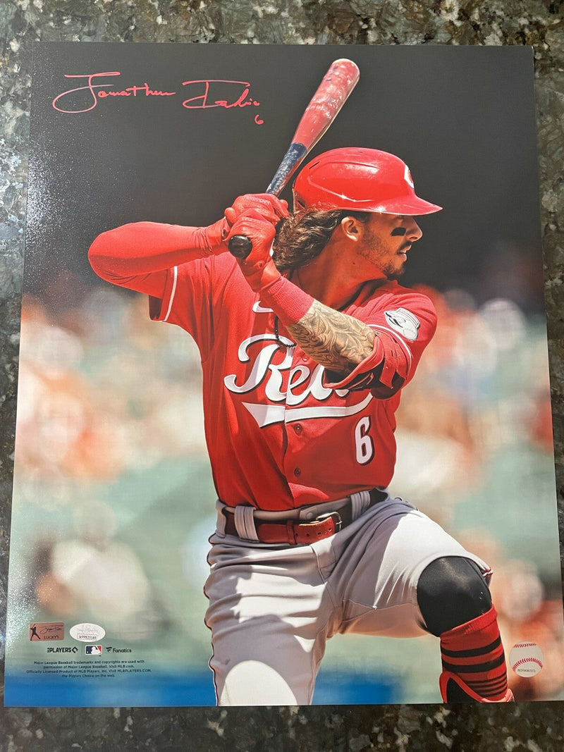 Jonathan India Signed Auto Autographed Cincinnati Reds 16x20 Photo JSA W COA #1