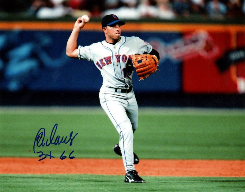 Rey Ordonez Signed Autographed New York Mets 8x10 Photo w/ 3x GG LSCM COA #1