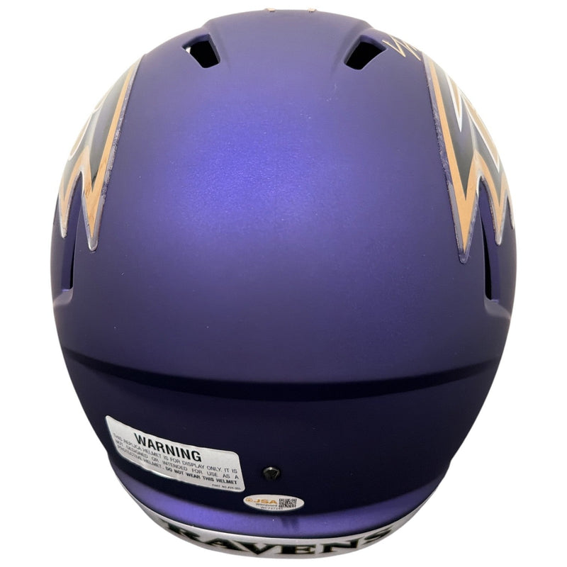 Trey Hendrickson Signed Ravens Alt #1 FS Full Size Helmet JSA Witness COA