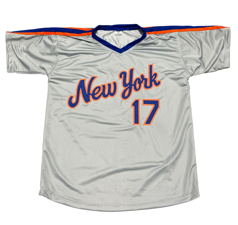 Keith Hernandez Signed New York Mets Custom Jersey Beckett Witness BAS COA