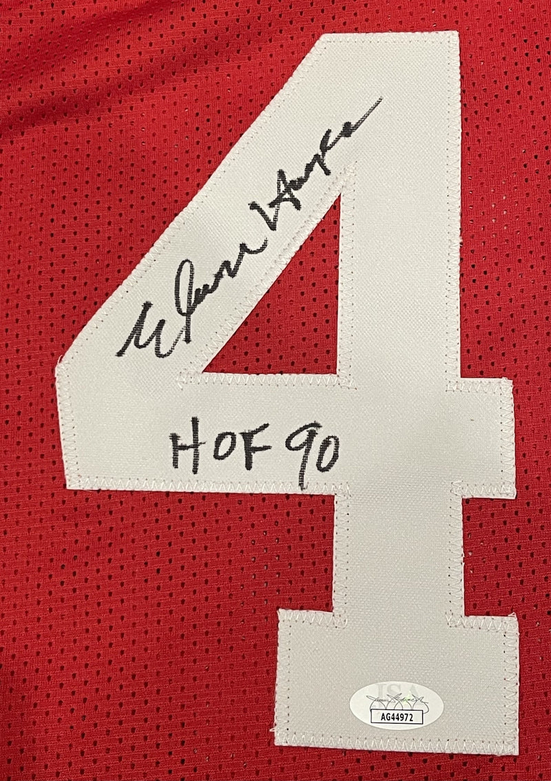 Elvin Hayes Signed Autographed Custom Rockets Jersey w/ HOF 90 JSA COA