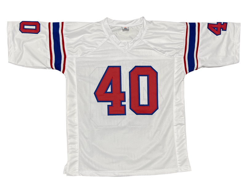 Mike Haynes Signed Patriots Custom Jersey w/ HOF 97 Beckett Witness BAS COA