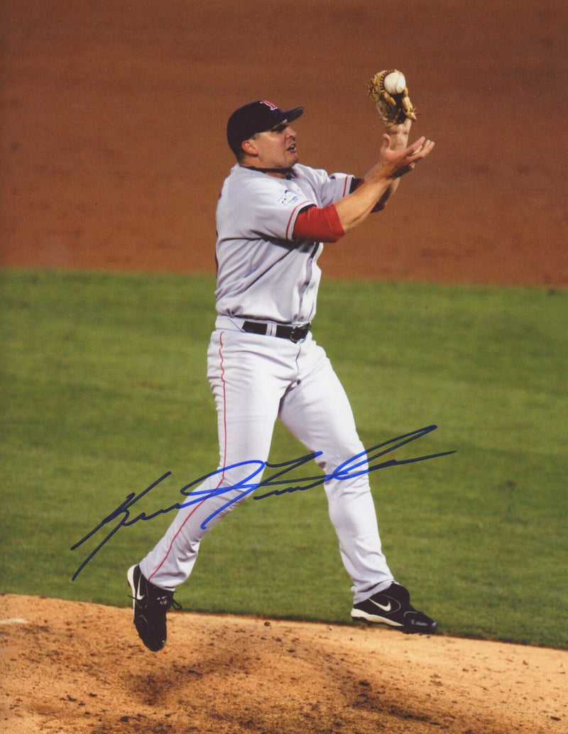 Keith Foulke Signed Autographed Boston Red Sox 8x10 Photo  LSCM COA #1