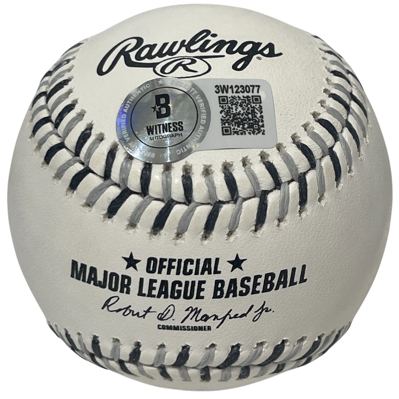 Frank Thomas Signed White Sox Logo ROMLB Baseball w/ Big Hurt Beckett W BAS COA