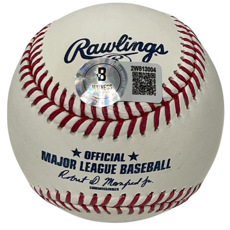 Jonathan Papelbon Signed ROMLB Baseball w/ 3x Insc Beckett Witness BAS COA