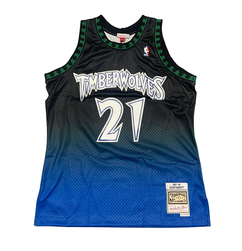 Kevin Garnett Signed Auto M&N Swingman Timberwolves Jersey w/ HOF 2020 PSA COA