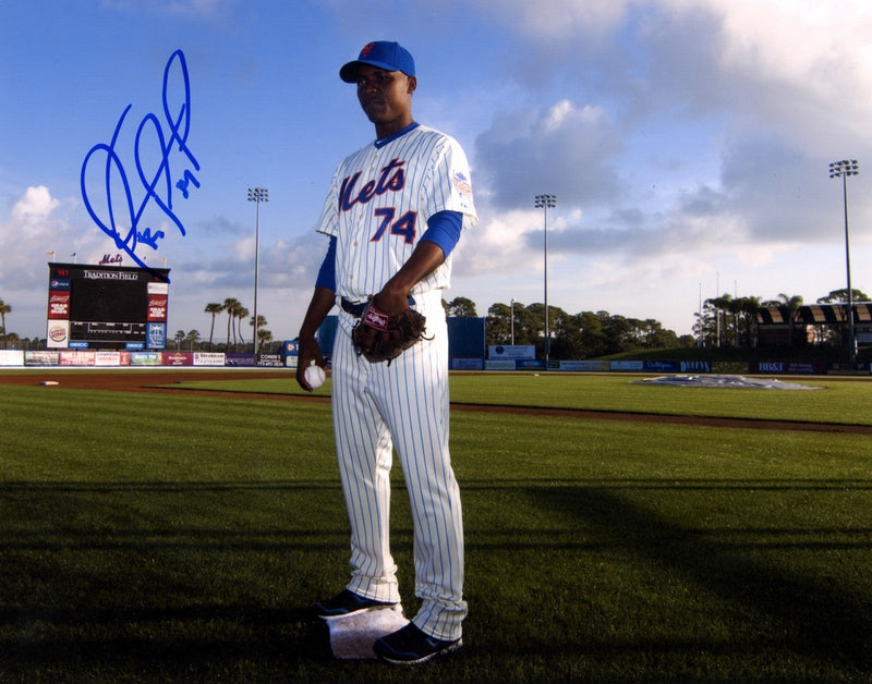 Rafael Montero Signed Autographed New York Mets 8x10 Photo LSCM COA #1