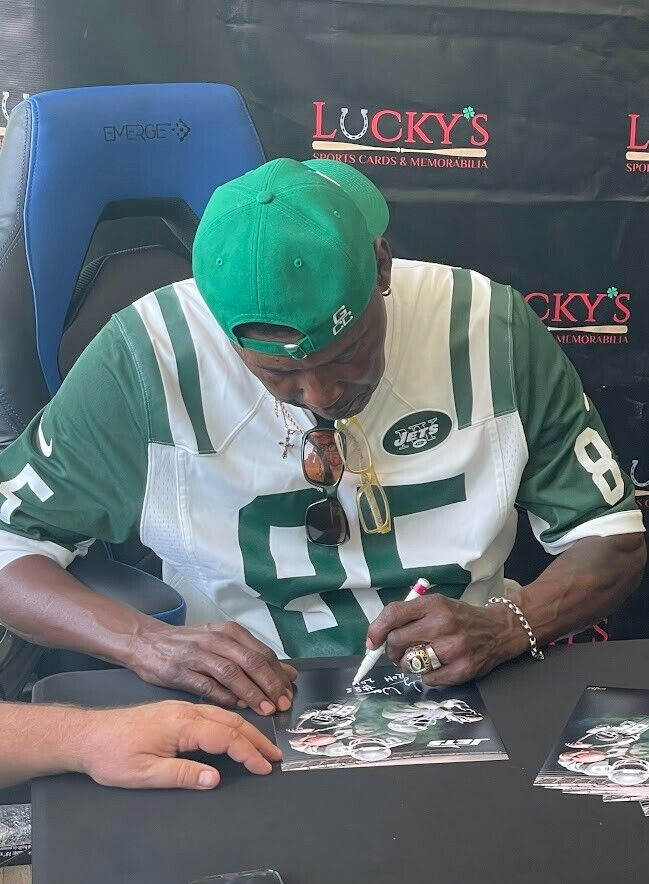 Wesley Walker Signed Jets 8x10 Photo w NYJ ROH 2012 LE JSY #85/85 LSCM COA