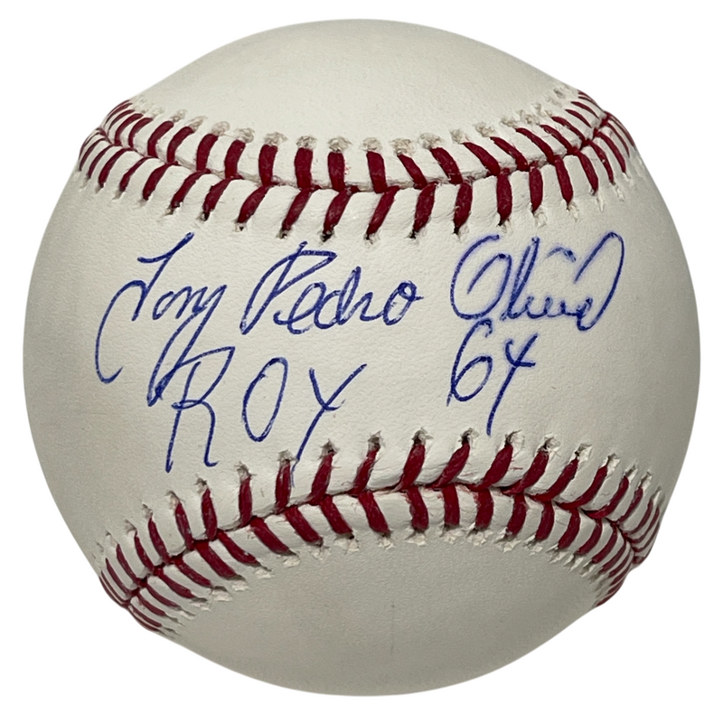 Tony Oliva Full Name Signed Rawlings ROMLB Baseball w/ ROY Beckett BAS COA