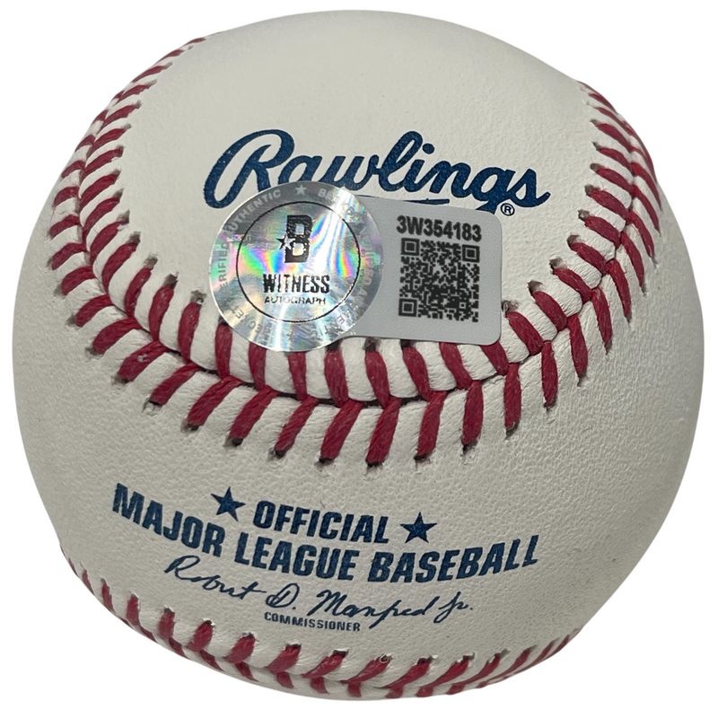 Chili Davis Signed Autographed ROMLB Baseball w/ 3x AS Beckett Witness BAS COA