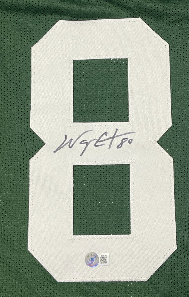 Wayne Chrebet Signed New York Jets Custom Jersey Beckett Witness BAS COA