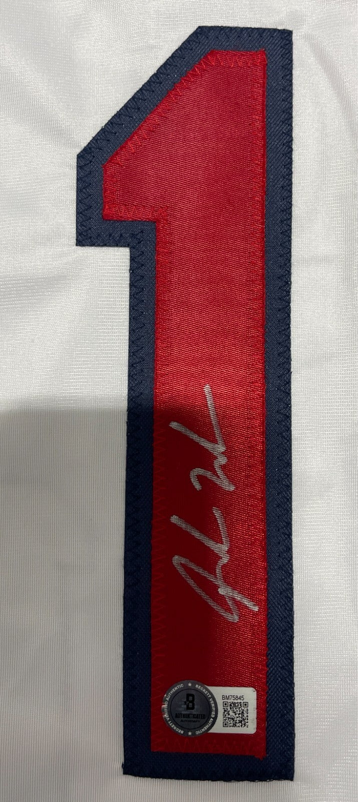 Jordan Walker Signed St Louis Cardinals Custom Jersey Beckett BAS COA
