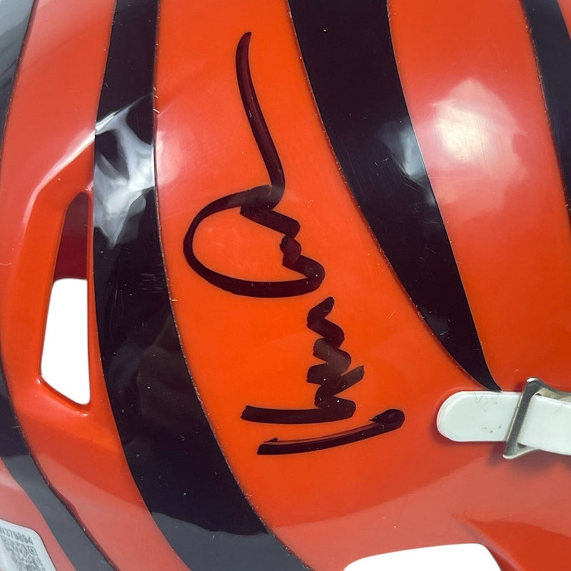 Ken Anderson Signed Bengals Speed Mini Helmet Beckett Witness BAS COA