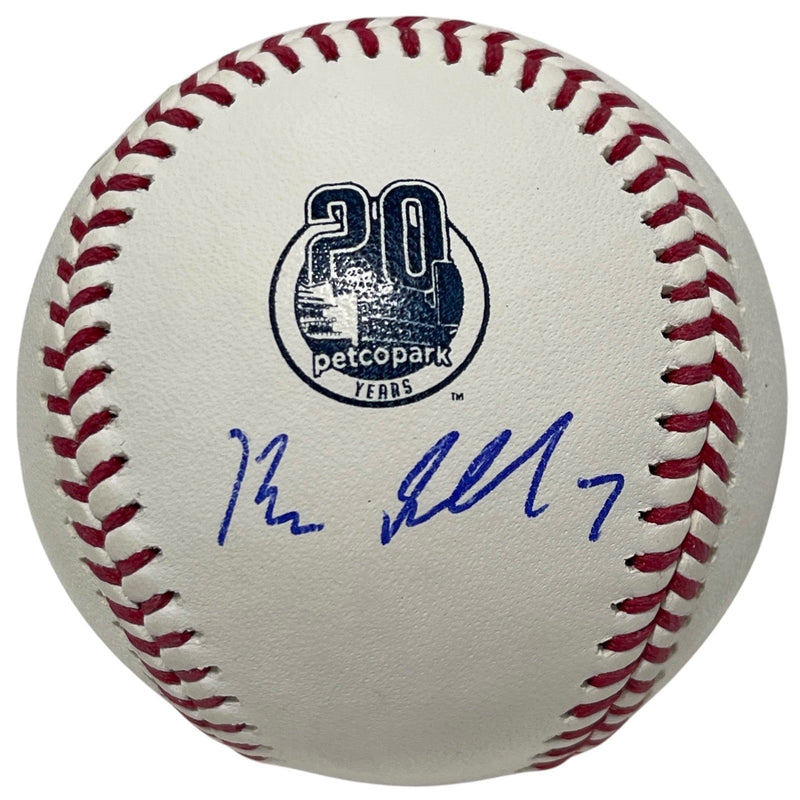 Blake Snell Signed 20th Anniversary Petco Park Logo Baseball JSA COA SD Padres