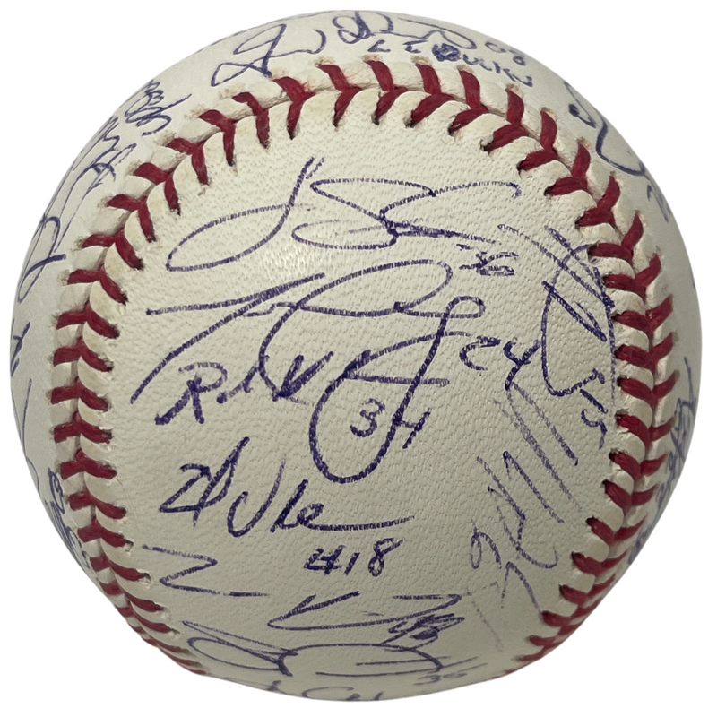 2008 Long Island Ducks Team Signed Autographed ROMLB Baseball LSCM COA