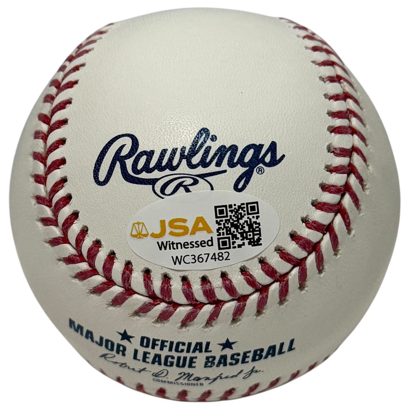 Carlos Baerga Signed Autographed ROMLB Baseball w/ 3x AS JSA Witness COA