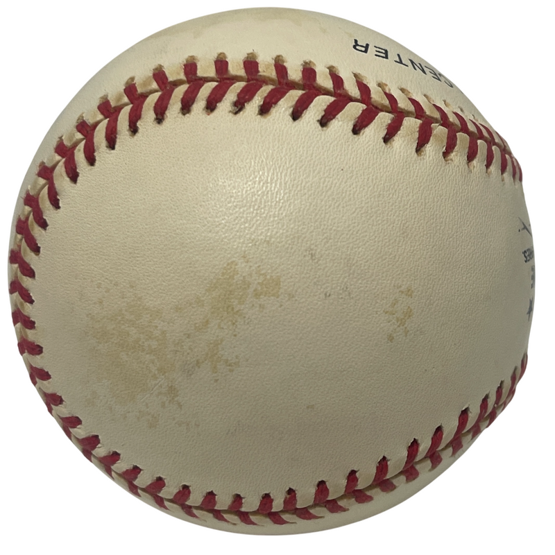 Michael Barrett Signed Autographed National League ONL Baseball Cubs LSCM COA