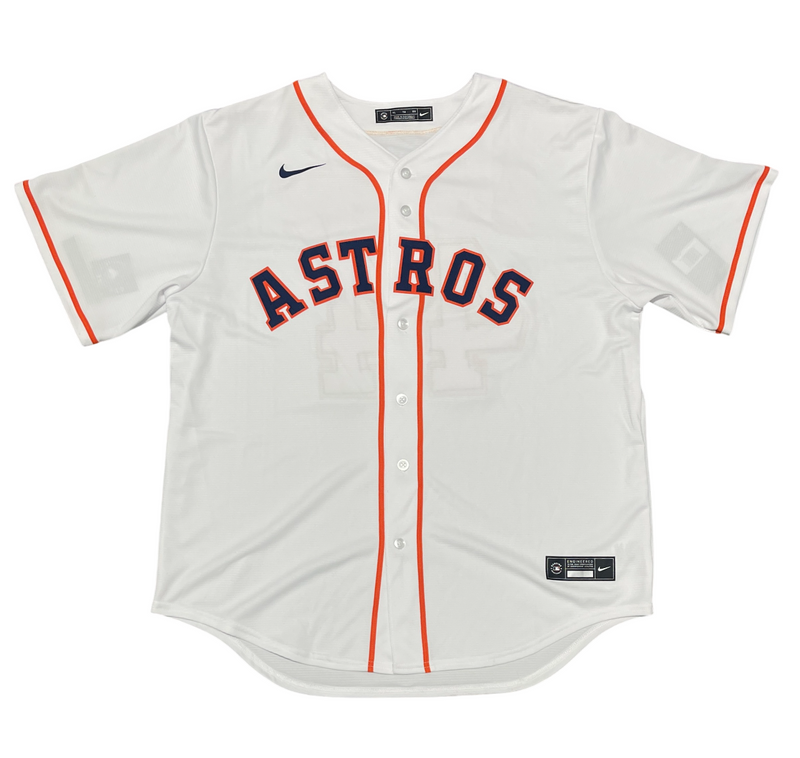 Yordan Alvarez Signed Astros Nike Jersey w/ 2019 AL ROY Beckett Witness BAS COA