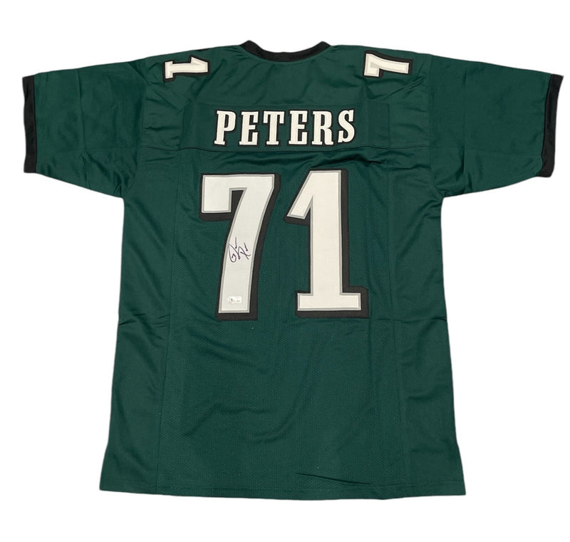 Jason Peters Signed Philadelphia Eagles Custom Jersey Beckett Witness BAS COA