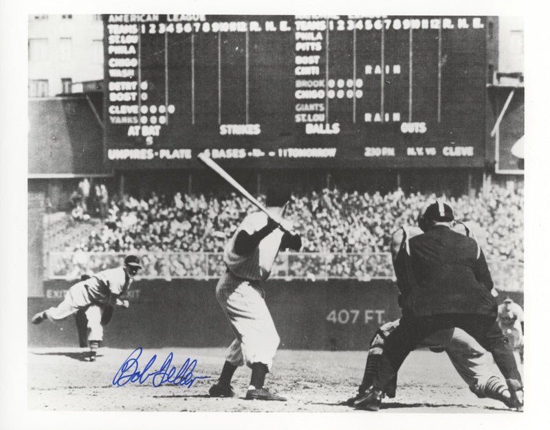 Bob Feller Signed Autographed Cleveland Indians 8x10 Photo LSCM COA #3