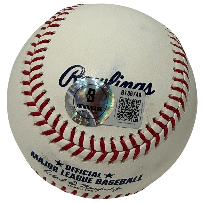 Rece Hinds Signed Autographed ROMLB Baseball Beckett BAS COA Cincinnati Reds