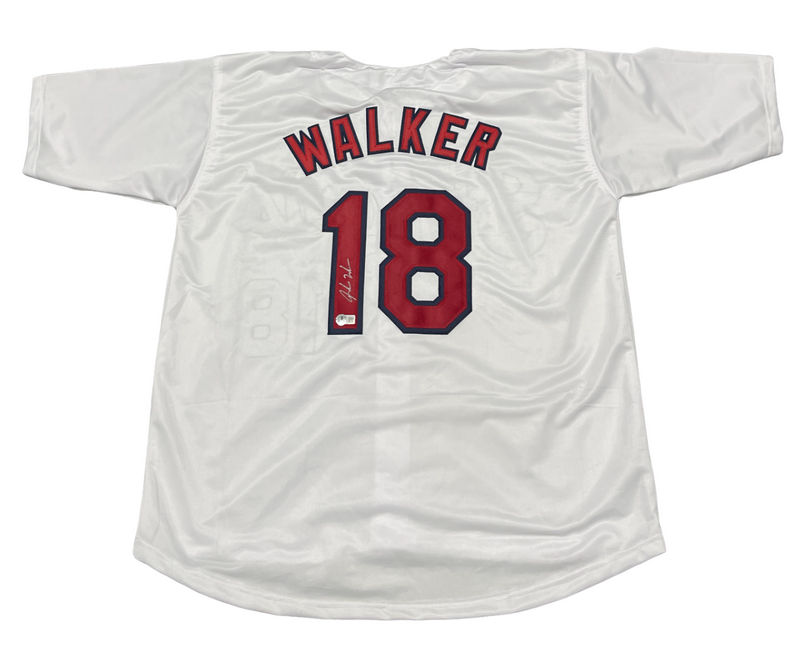 Jordan Walker Signed St Louis Cardinals Custom Jersey Beckett BAS COA