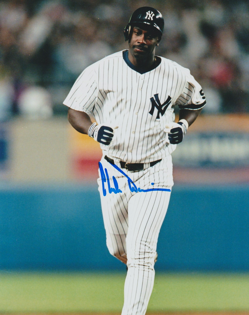 Chili Davis Signed Autographed New York Yankees 8x10 Photo LSCM COA