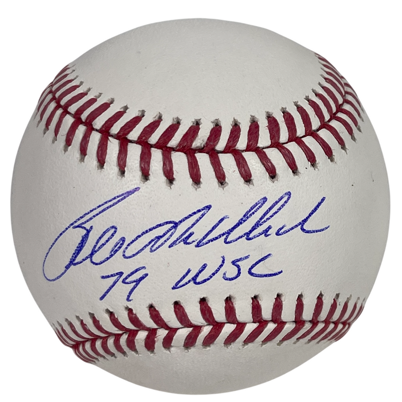 Bill Madlock Signed ROMLB Baseball w/ 79 WSC Beckett Witness BAS COA