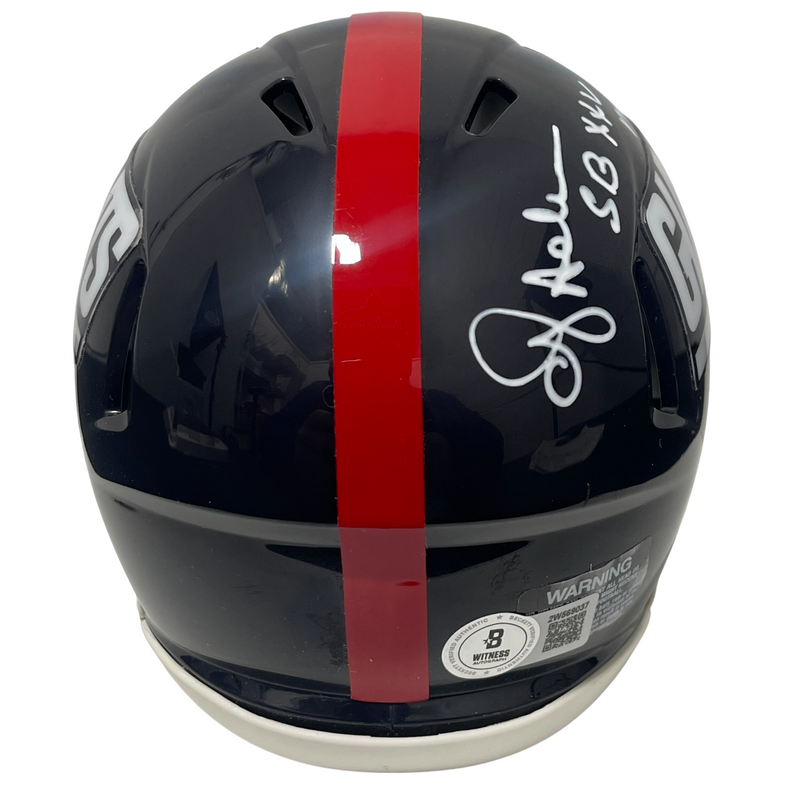 Ottis Anderson Signed Giants TB Mini Helmet w/ SB XXV MVP Beckett Wit BAS COA