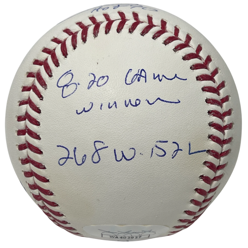 Jim Palmer Signed Autographed ROMLB Baseball w/ 9 Ins JSA COA Baltimore Orioles