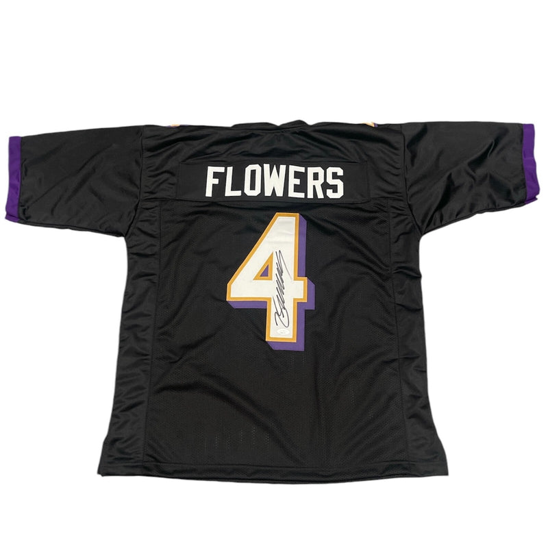 Zay Flowers Signed Baltimore Ravens Custom Jersey JSA Witness COA