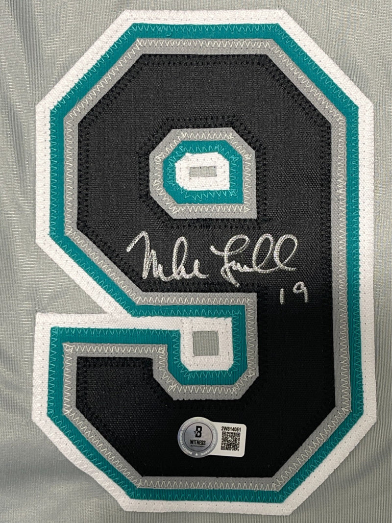 Mike Lowell Signed Florida Marlins Custom Jersey Beckett Witness BAS COA
